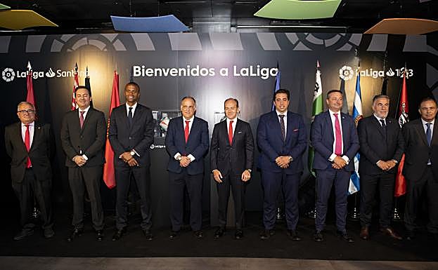 Tebas a los ascendidos: «No valen atajos para lograr los objetivos deportivos»