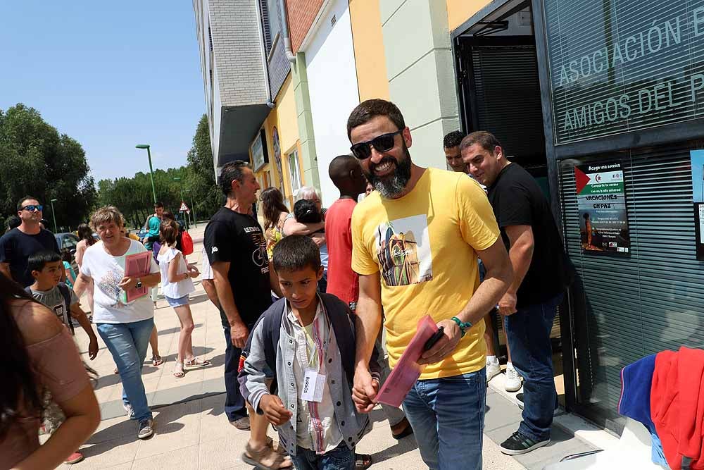 Fotos: Un total de 32 niños saharauis comienzan sus &#039;Vacaciones en Paz&#039; en Burgos