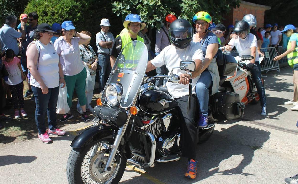 Imagen de una edición anterior de Mototerapia celebrada en Pampliega. 