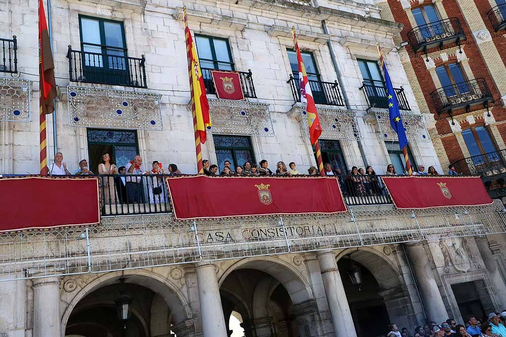 Imagen de la Plaza del Rey San Fernando desde la ubicación que este año ha tenido la banda. 