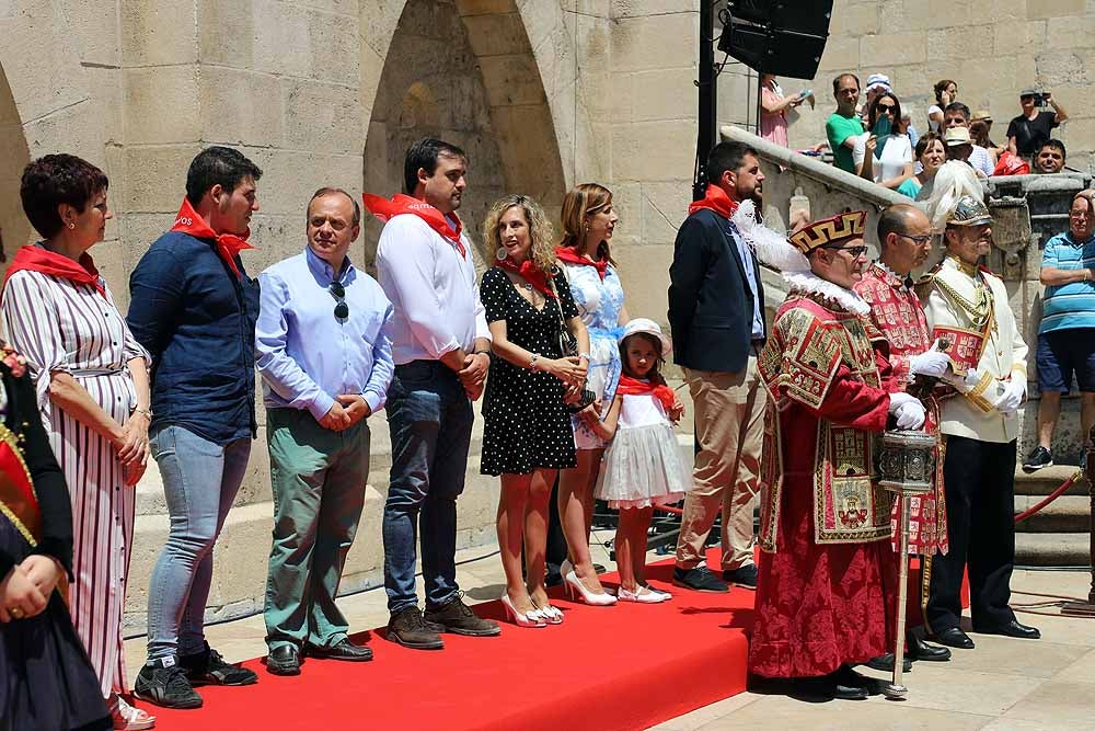 Imagen de la Plaza del Rey San Fernando desde la ubicación que este año ha tenido la banda. 