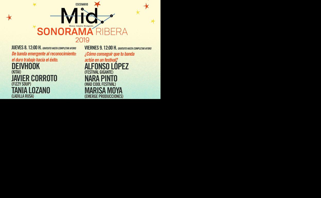 Sonorama Ribera incluirá charlas sobre la industria musical 