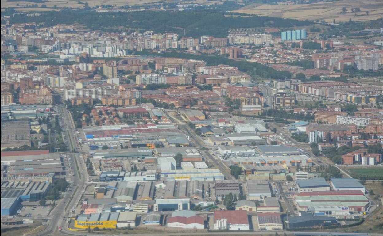 Imagen aérea de Burgos