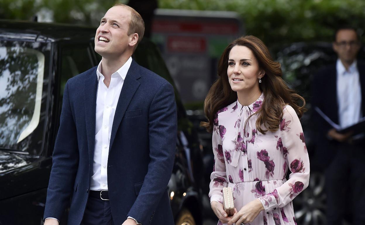 Los duques de Cambridge durante un acto oficial.