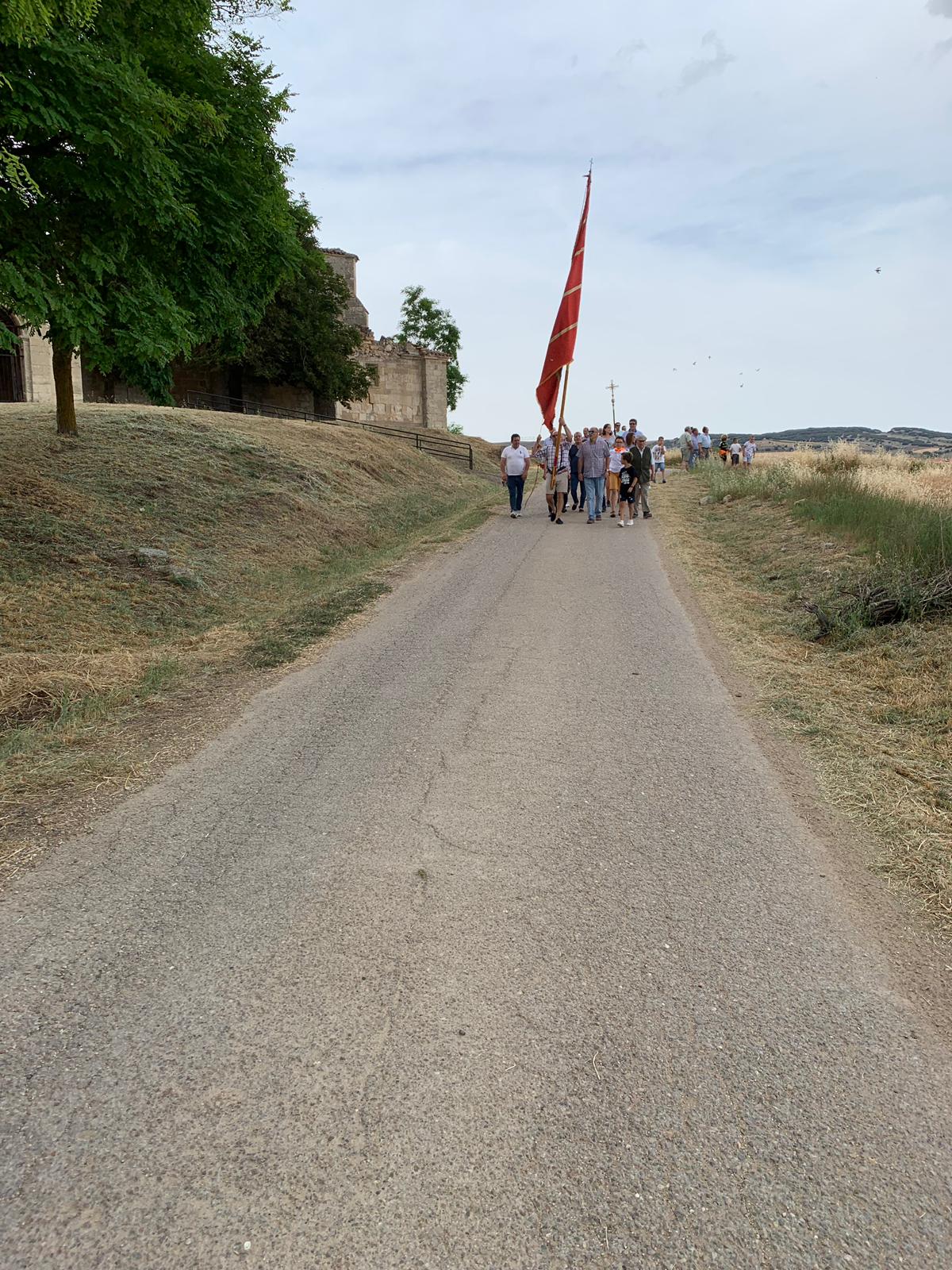 Romeria en Rioseras celebrada en honor a la Virgen del Carmen