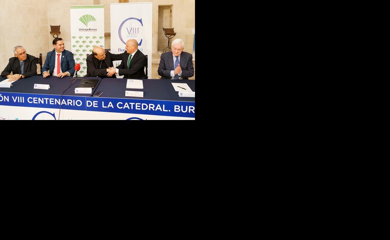 Unicaja patrocinará actividades culturales y sociales del VIII Centenario de la Catedral de Burgos