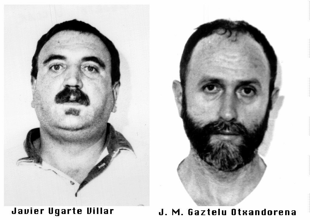 Xabier Ugarte, a la izquierda y Jose Miguel Gaztelu Otxandorena.