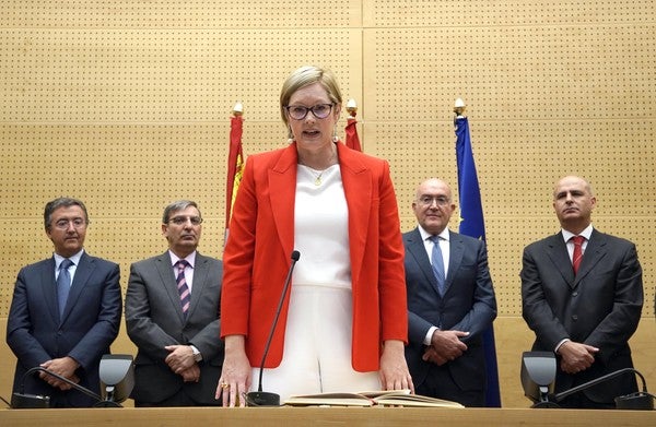 Toma de posesión de Irene Cortés, directora de la Agencia de Protección Civil.