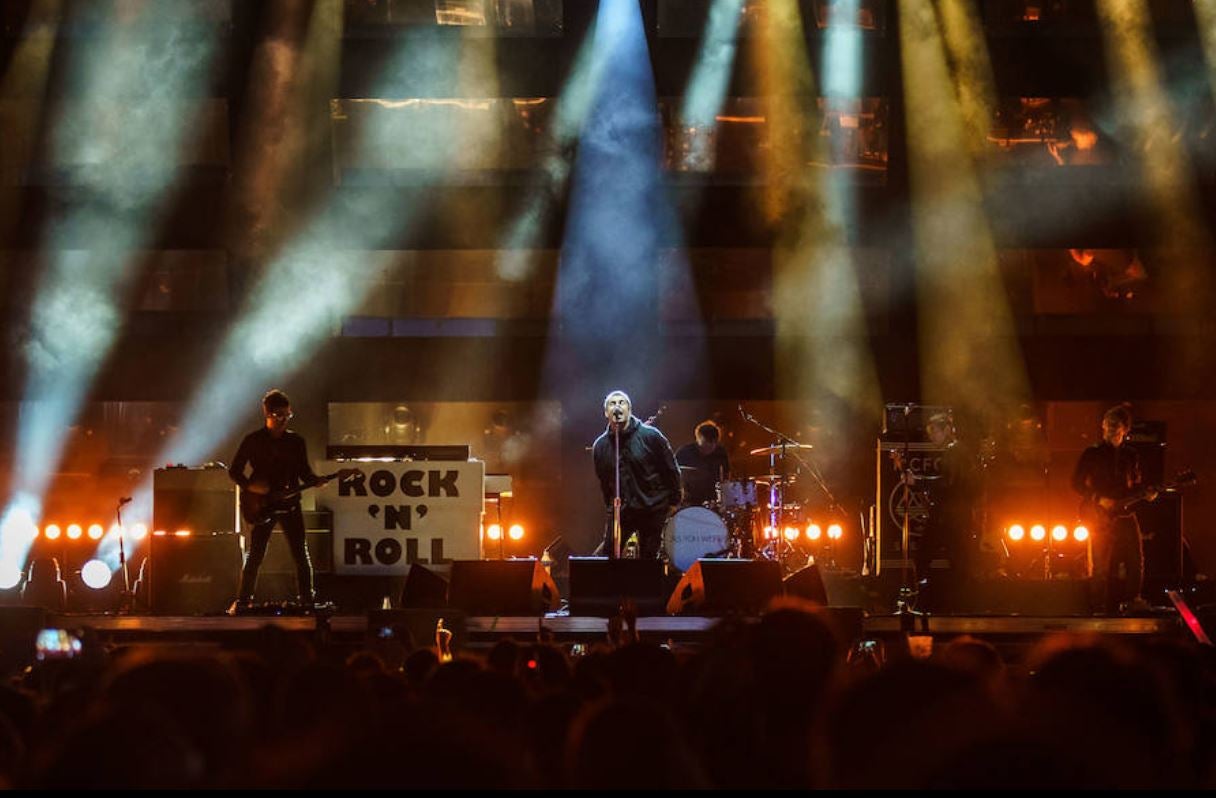 Liam Gallagher, durante el Sonorama Ribera de 2018