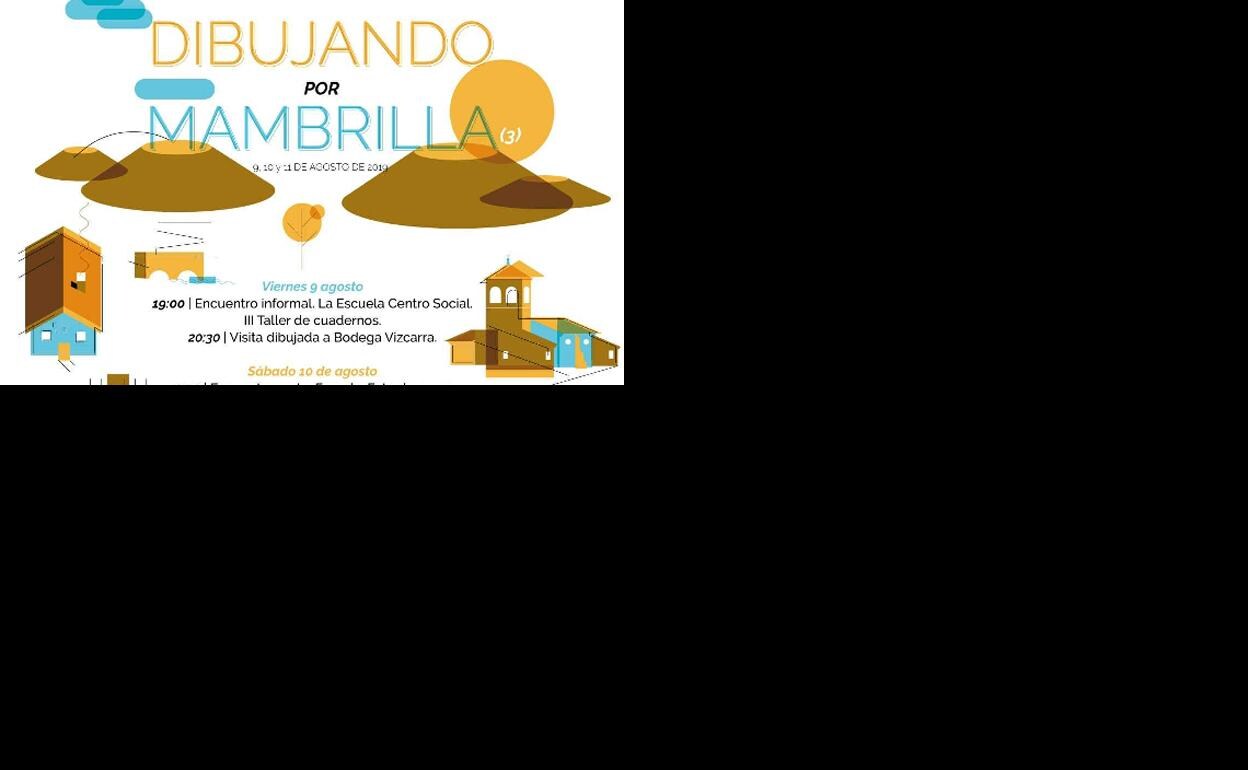 Mambrilla de Castrejón celebra los días 9, 10 y 11 de agosto la tercera edición de 'Dibujando x Mambrilla'