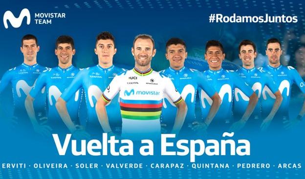 Quintana, Valverde y Carapaz, tridente de Movistar para la Vuelta