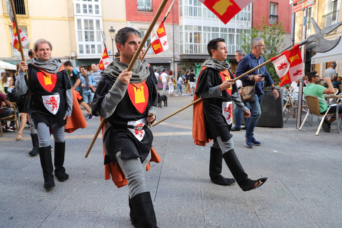 Imagen del pregón que anuncia la llegada de Juana la Loca. 