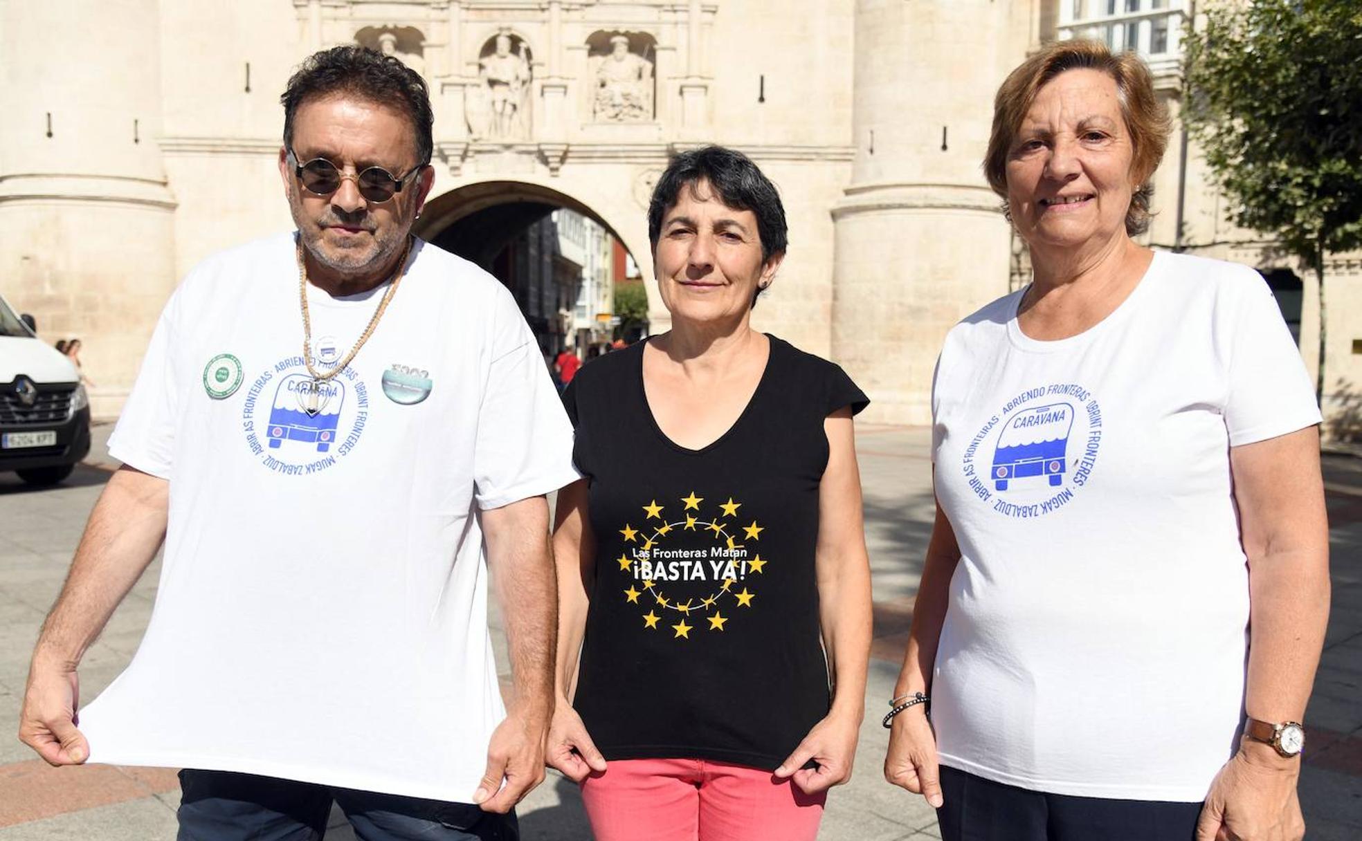 Imagen de los tres burgaleses