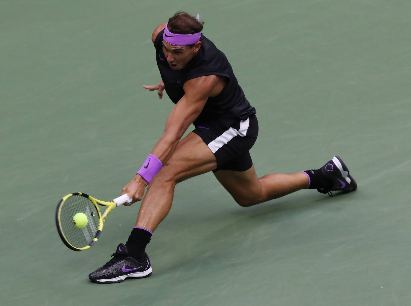 Rafael Nadal y Daniil Medvedev se midieron por el título masculino del US Open en el USTA Billie Jean King National Tennis Center de Nueva York