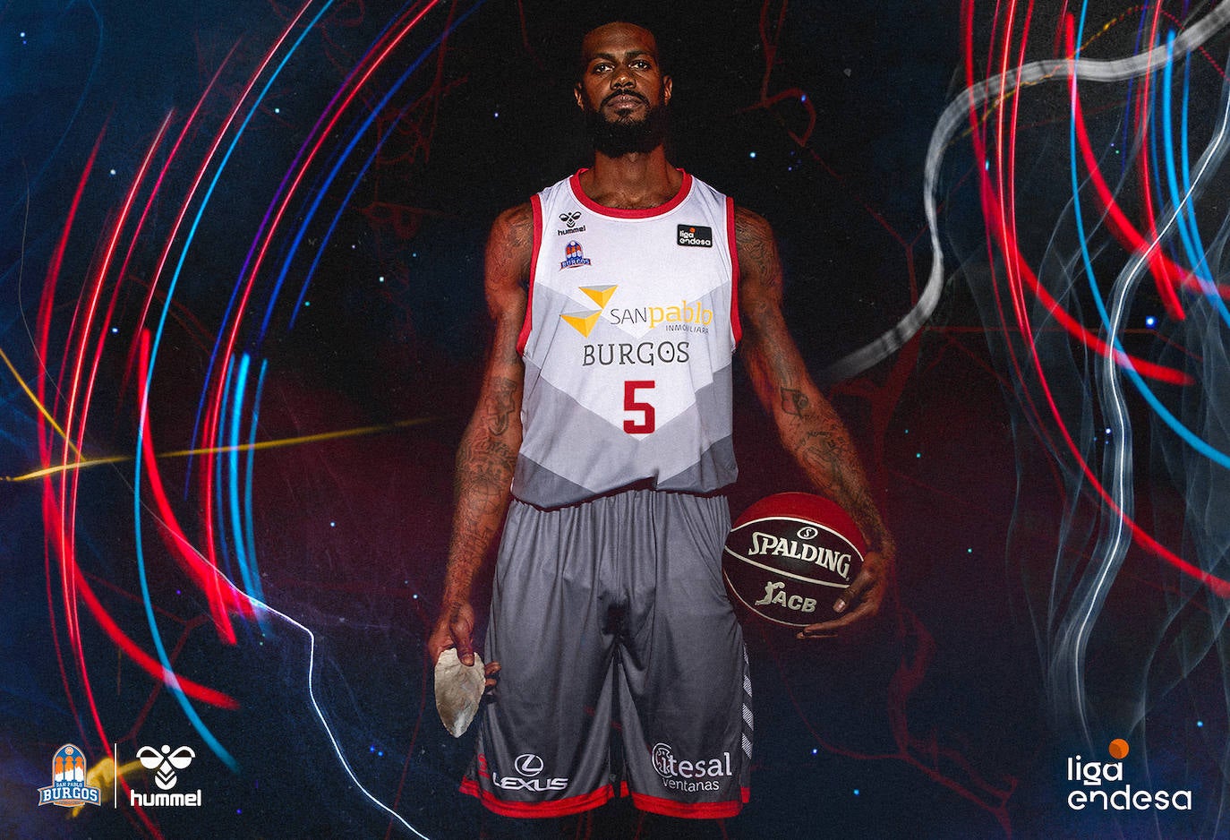 El San Pablo Burgos ha presentado esta mañana sus equipaciones oficiales hummel de Liga Endesa para la temporada 2019/20 en el Museo de la Evolución Humana (MEH) de la capital del Arlanzón. 