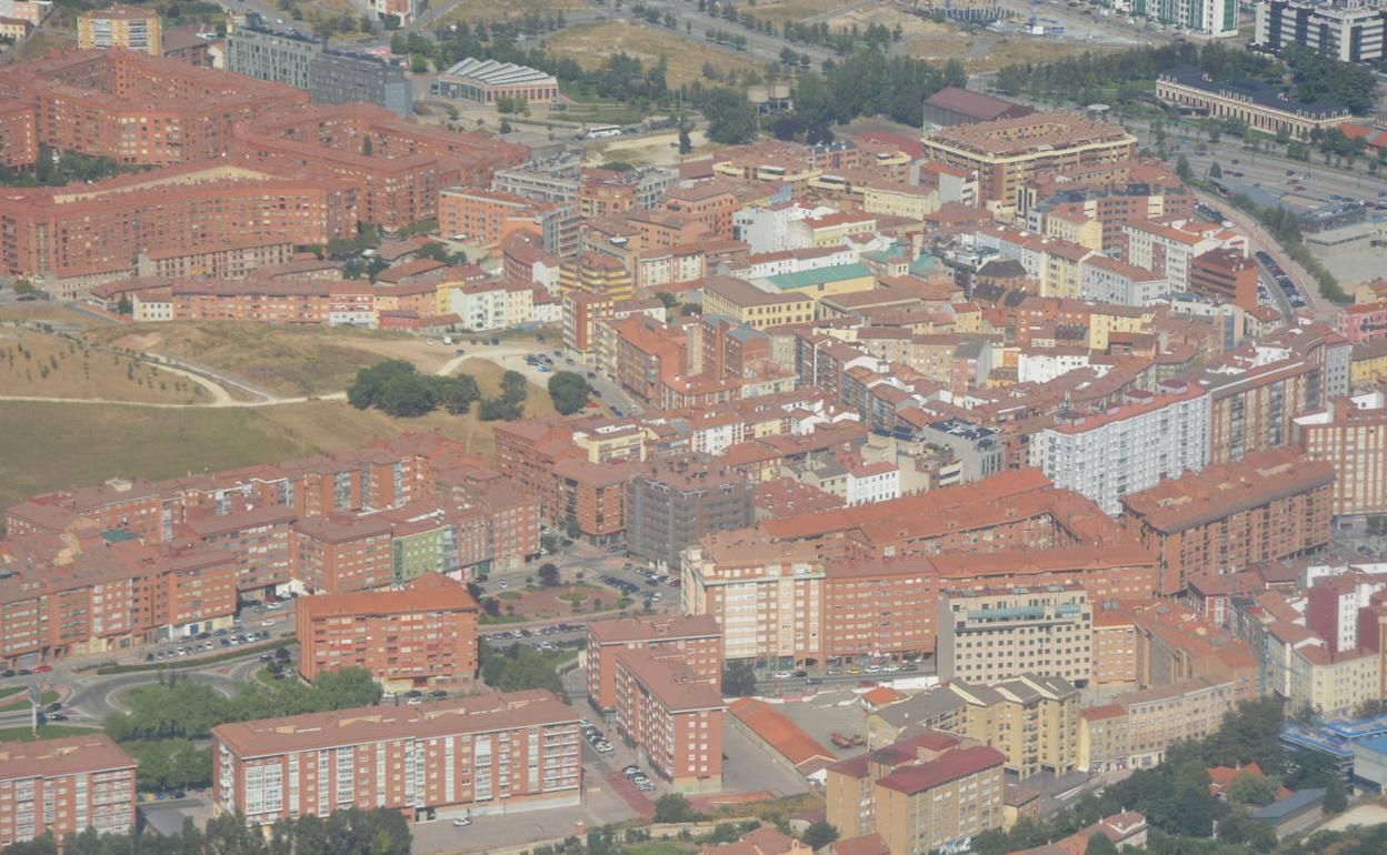 Vista panorámica del suroeste de Burgos.