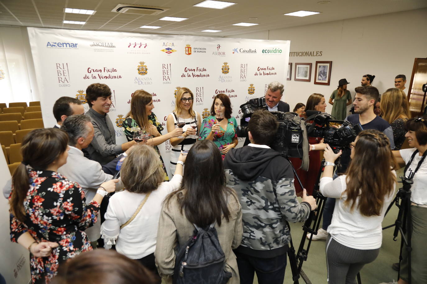 Aranda de Duero ha festejado hoy la Fiesta de la Vendimia. 