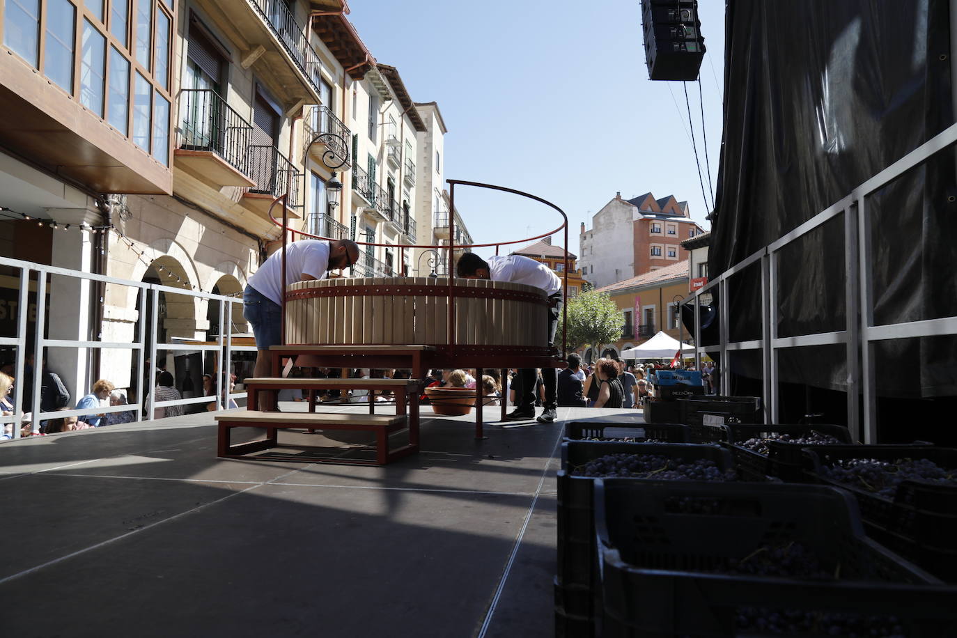 Aranda de Duero ha festejado hoy la Fiesta de la Vendimia. 