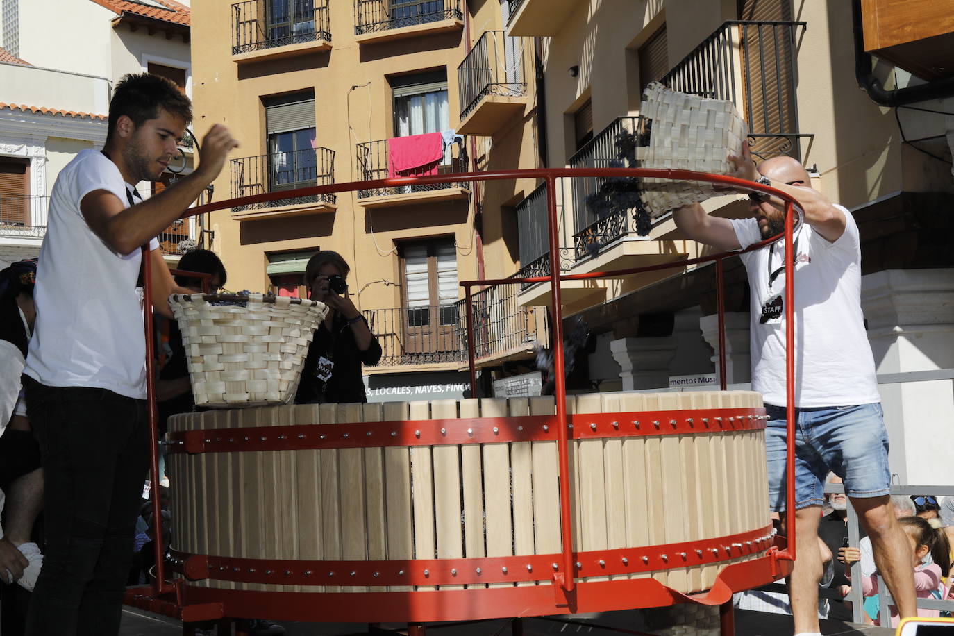 Aranda de Duero ha festejado hoy la Fiesta de la Vendimia. 