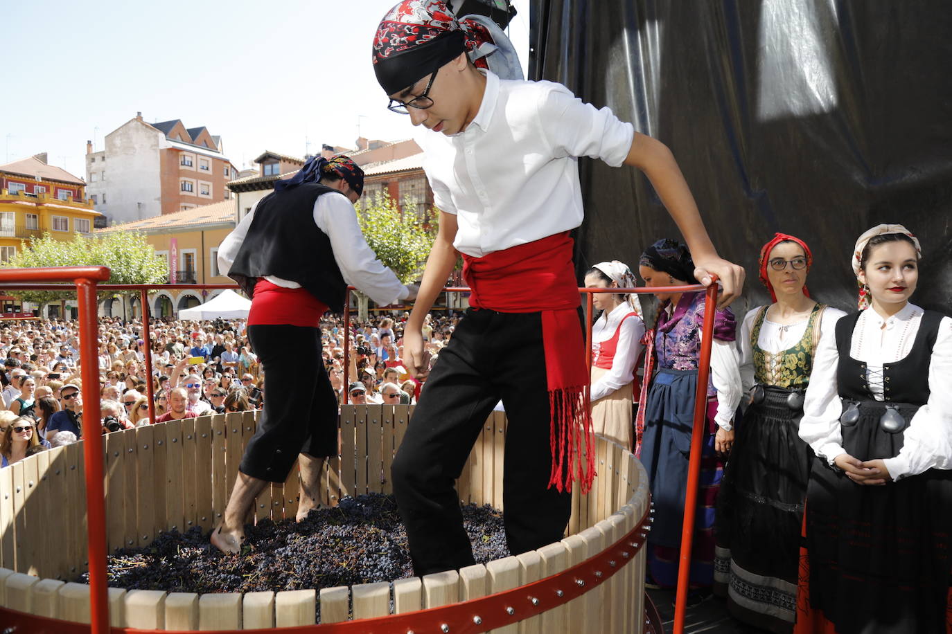 Aranda de Duero ha celebrado hoy la Fiesta de la Vendimia. 