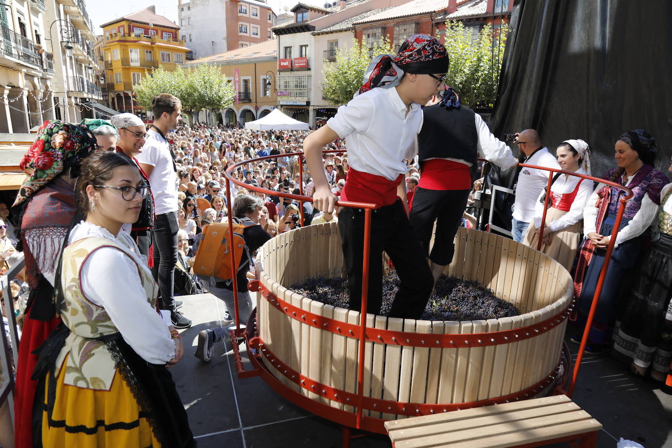 Aranda de Duero ha celebrado hoy la Fiesta de la Vendimia. 