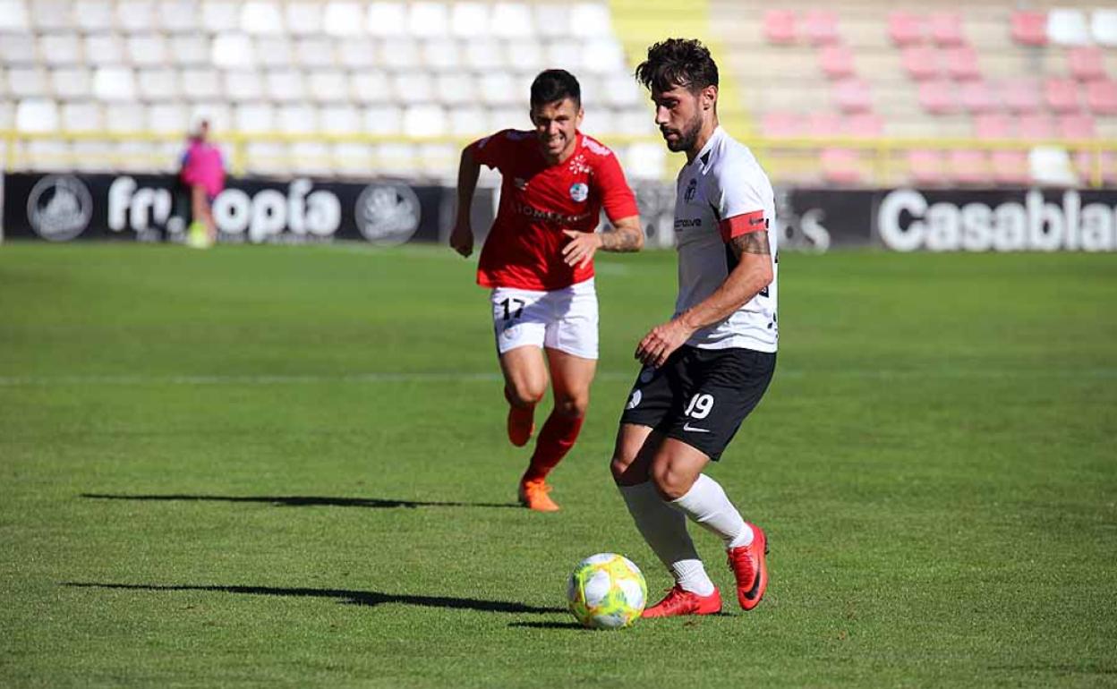 Imagen del partido disputado en El Plantío entre Burgos CF y Salamanca CF