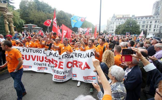 El gobierno de Asturias confía en poder paralizar cautelarmente el ERE de las plantas de Vesuvius en Miranda y Langreo