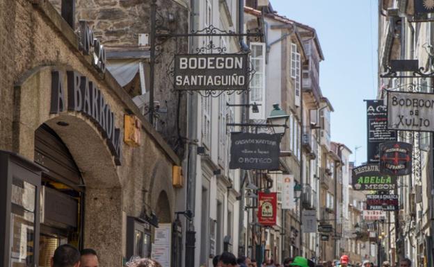 Rúa do Franco, Santiago de Compostela.