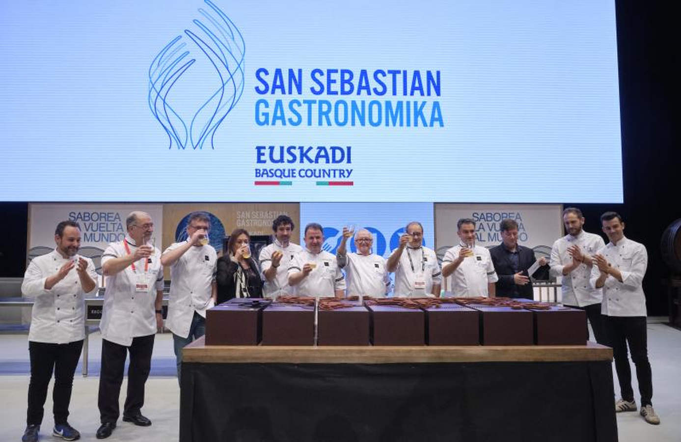 La chef catalana Carme Ruscalleda ha recibido un merecido homenaje durante la inauguración del congreso San Sebastian Gastronomika