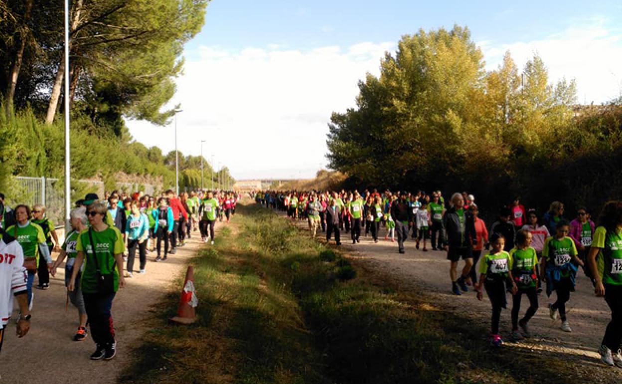 Imagen de archivo de la V Marcha contra el Cáncer. 
