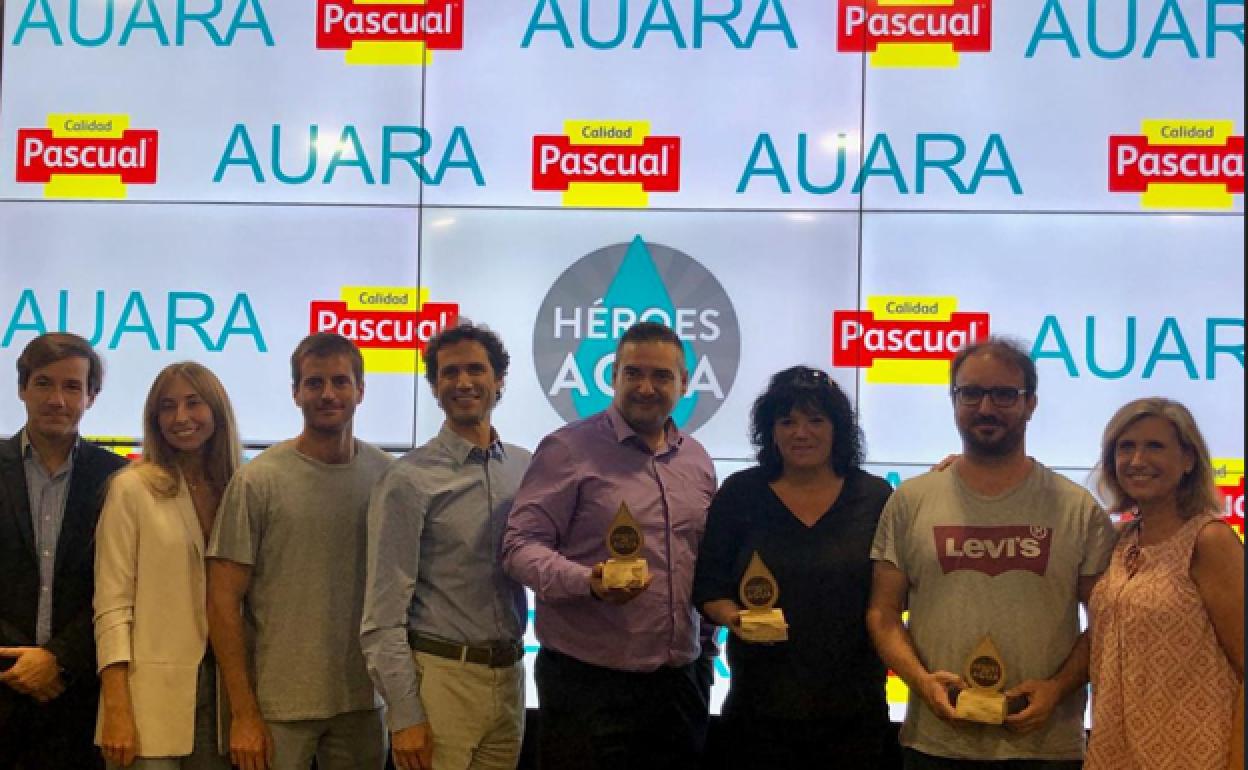 Acto de entrega de los premios 'Héroes del agua'. 