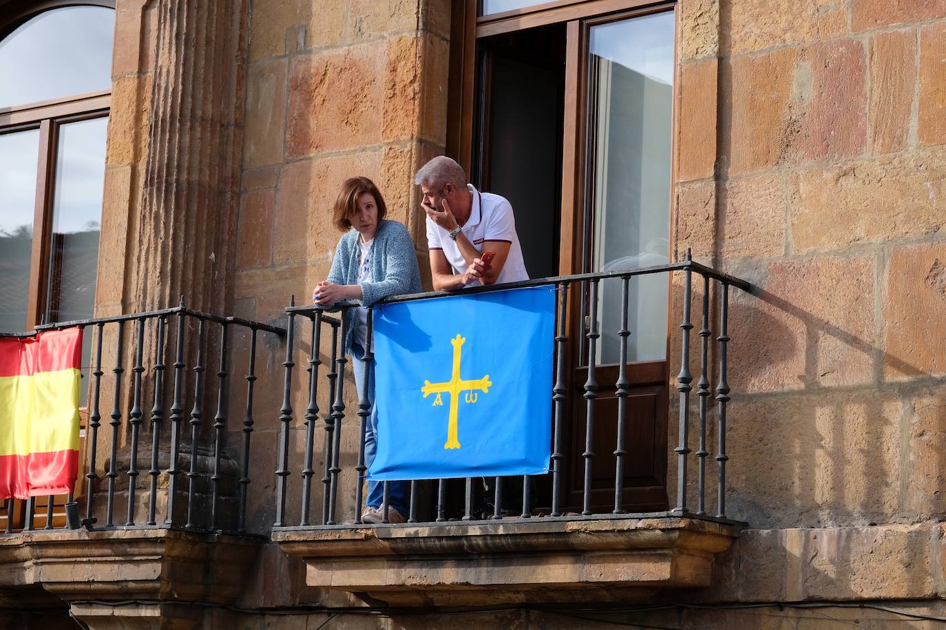 La Familia Real en Oviedo. 