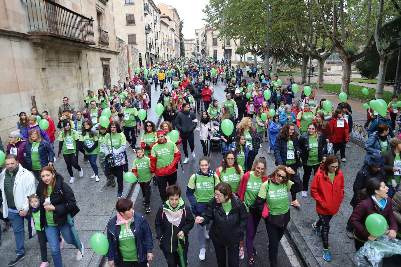 Carrera contra el Cáncer en Salamanca.