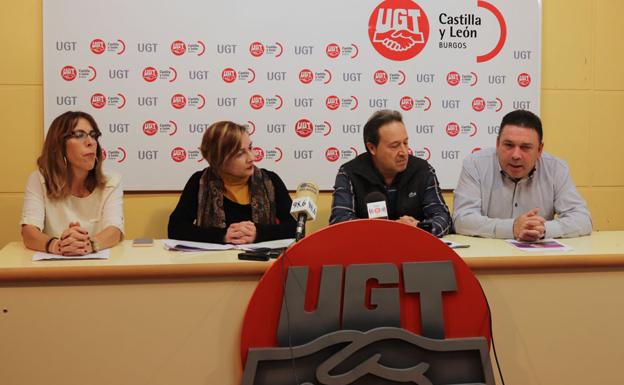 De izquierda a derecha, Natalia López-Molina, María Jesús Prieto, Joaquín Porres y Pablo Dionisio Fraile.