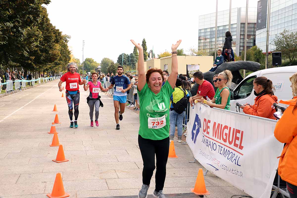 Dani Arce y Lidia Campo han sido los vencedores en la prueba de 10 kilómetros que ha recorridos las calles burgaleses. 