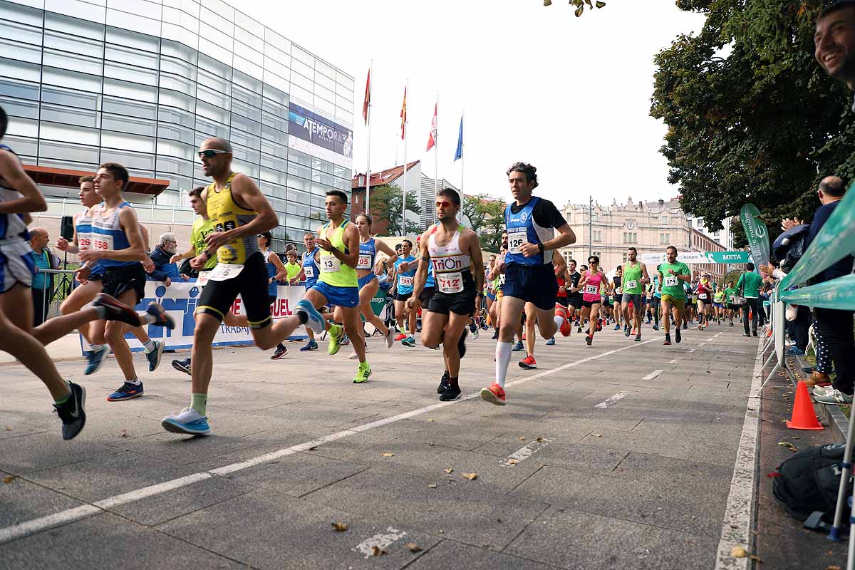 Dani Arce y Lidia Campo han sido los vencedores en la prueba de 10 kilómetros que ha recorridos las calles burgaleses. 