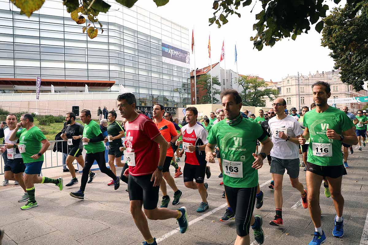 Dani Arce y Lidia Campo han sido los vencedores en la prueba de 10 kilómetros que ha recorridos las calles burgaleses. 