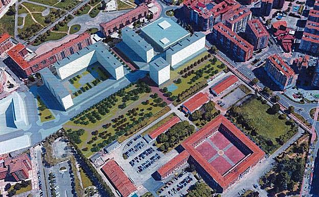 Recreación de la urbanziación. 