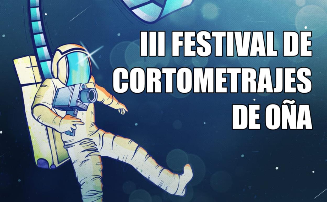 Imagen del cartel de la edición de este año del Festival de Cortometrajes de Oña. 