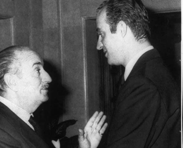 Rodríguez de Valcárcel junto al rey Juan Carlos I