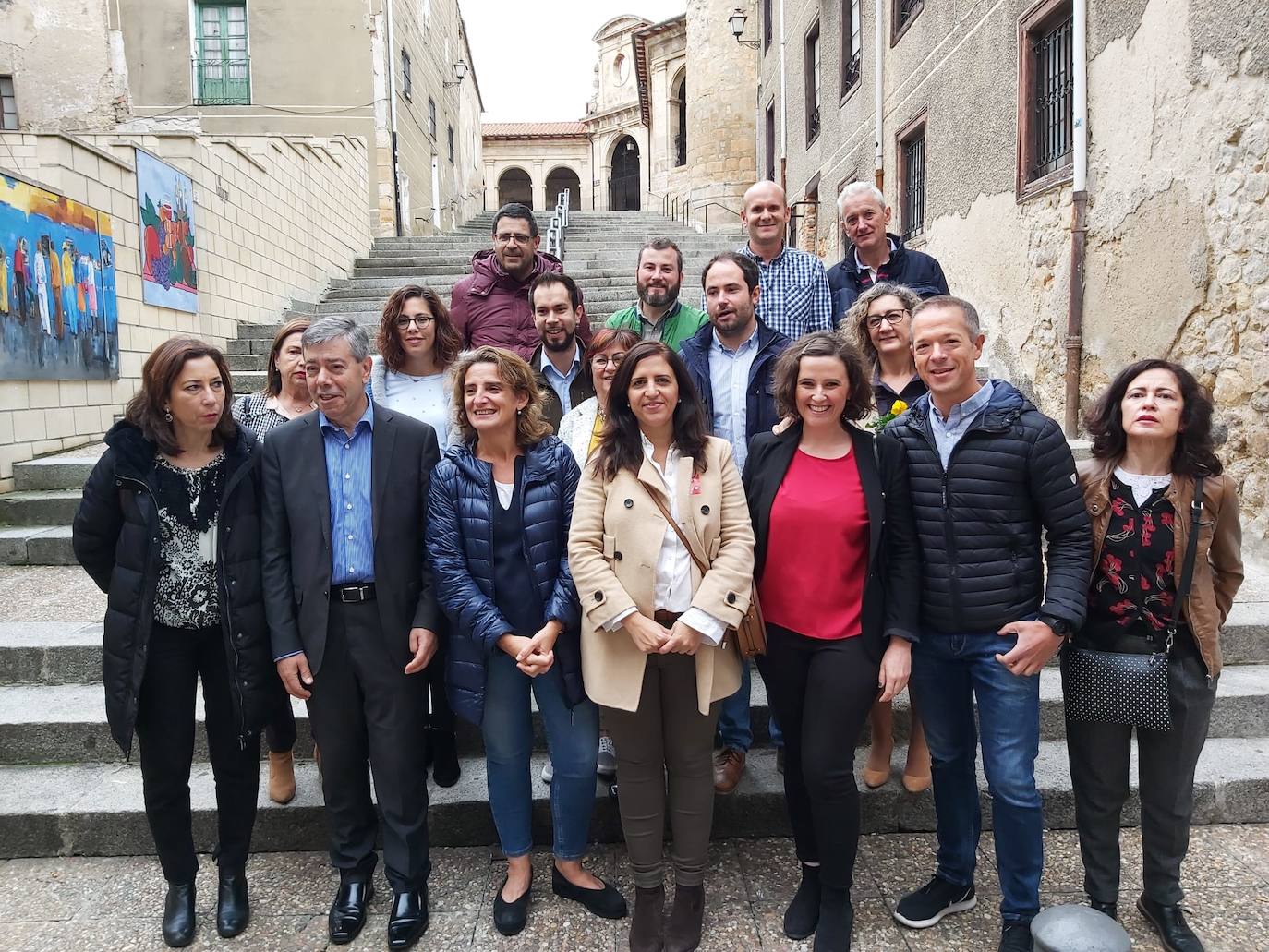 Fotos: Visita de la ministra de Transición Ecológica en funciones, Teresa Ribera, a Medina de Pomar