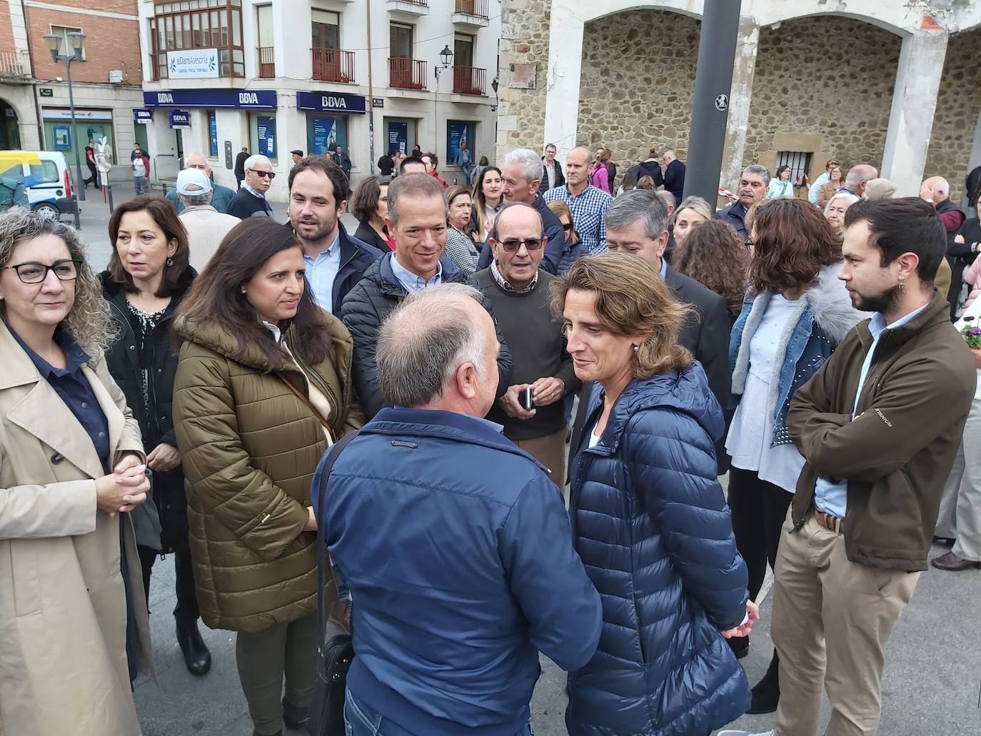 Fotos: Visita de la ministra de Transición Ecológica en funciones, Teresa Ribera, a Medina de Pomar