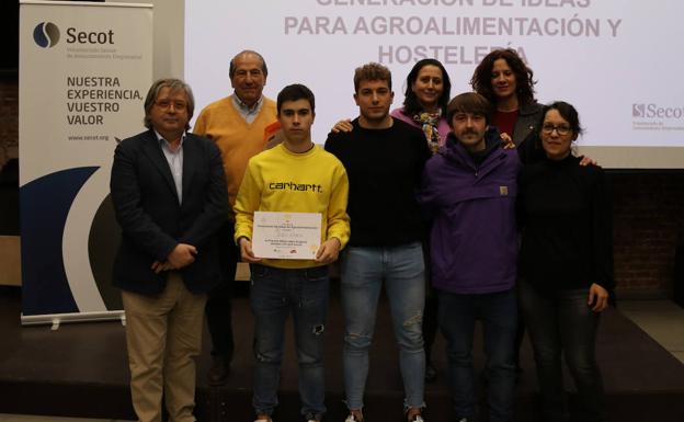 Ganadores del Premio a la Mejor Idea. 