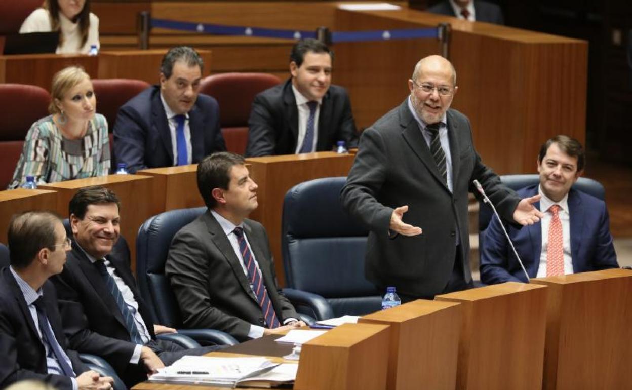 Francisco Igea, durante su intervención. 