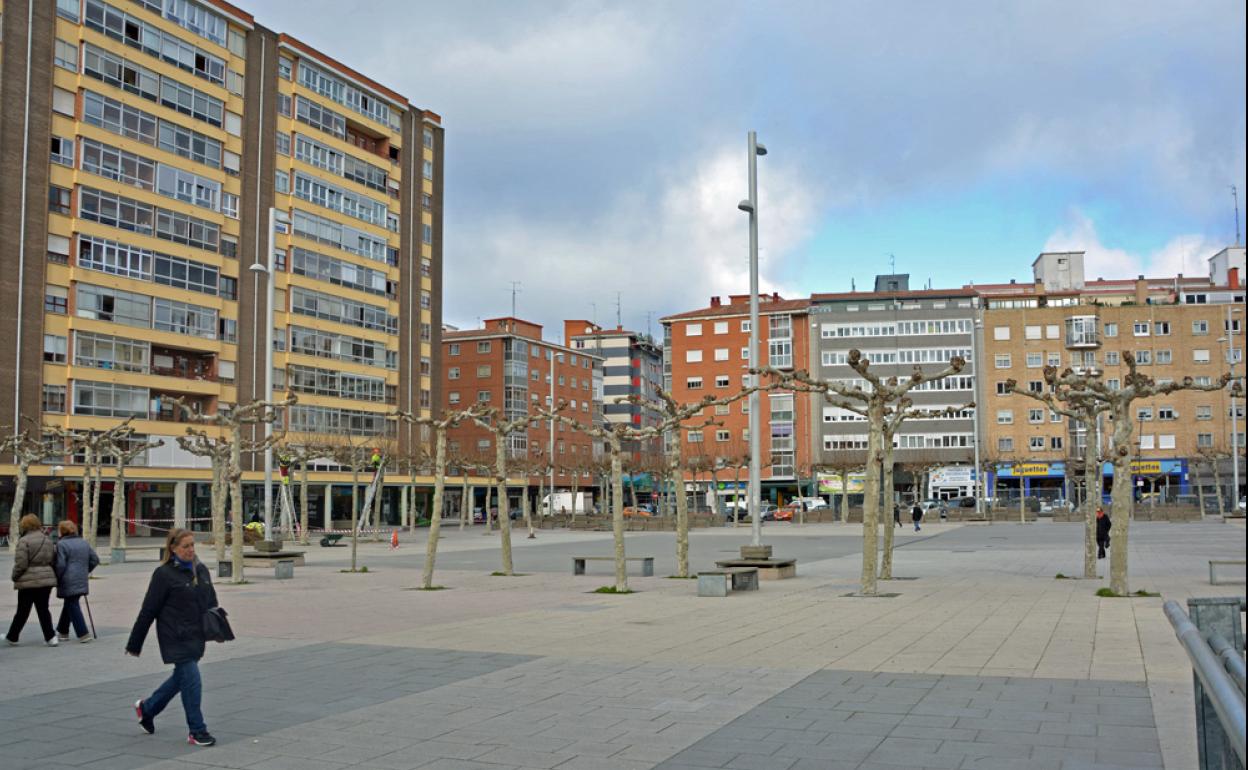 Imange de archivo de la Plaza de Santiago de Burgos