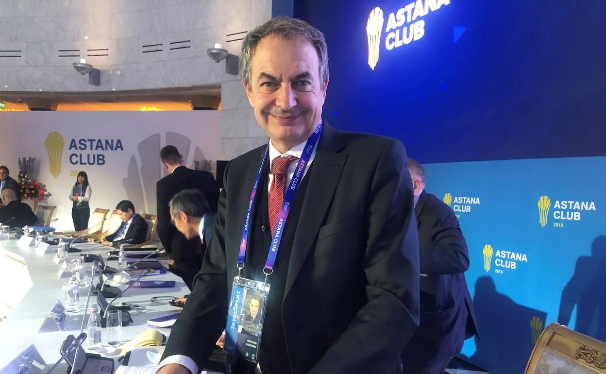 El expresidente del Gobierno José Luis Rodríguez Zapatero 