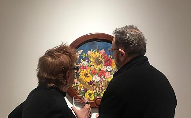 'La canasta con flores'. 