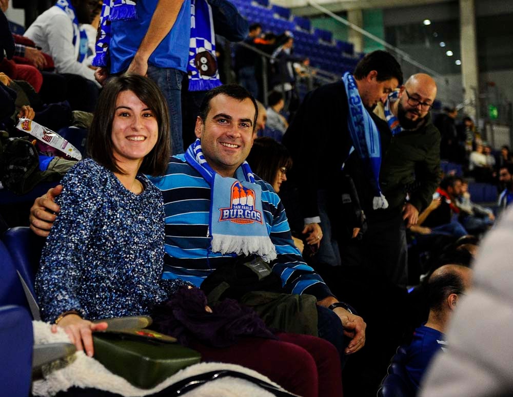 Casi un millar de burgaleses se han desplazado hasta la capital de España para ver la victoria de su equipo en el Wizink Center.
