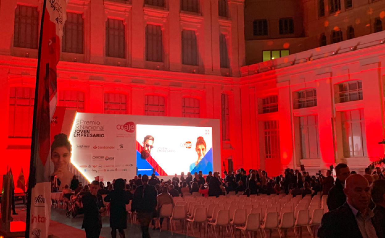 El Palacio de Cibeles en Madrid. 