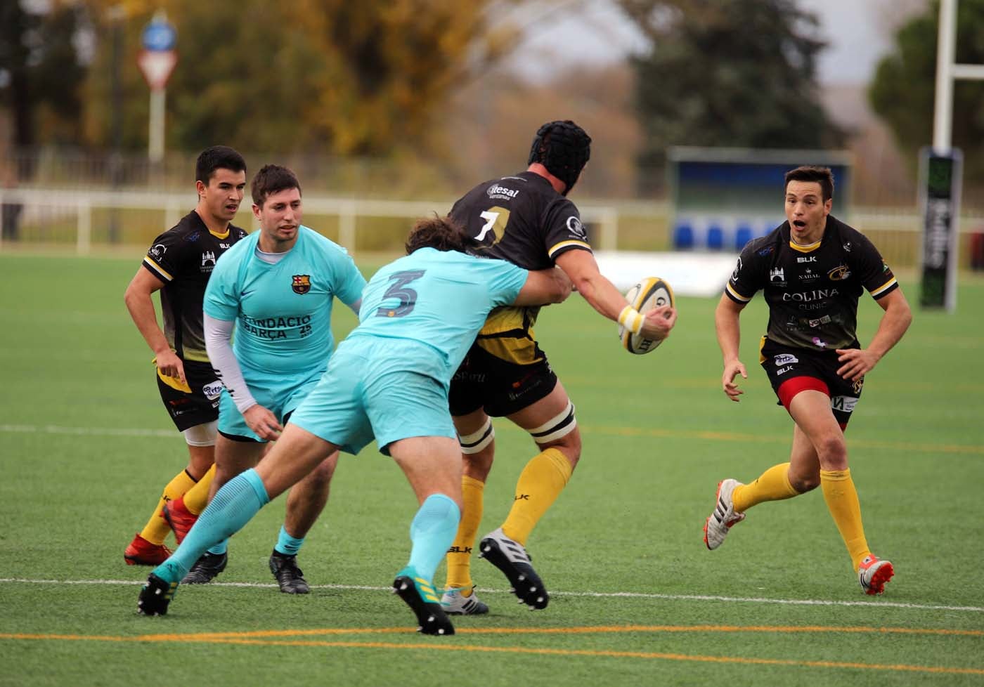 Fotos: El UBU Colina Clinic y el FC Barcelona firman tablas en San Amaro